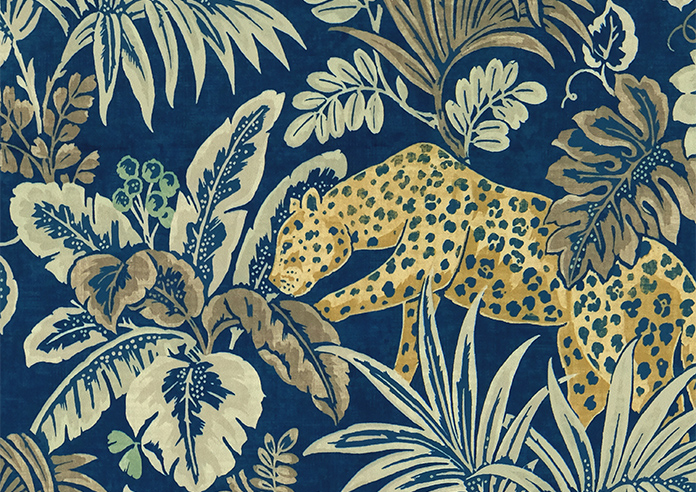 Leopard, Lapis - Made to Measure Curtain - Image 8